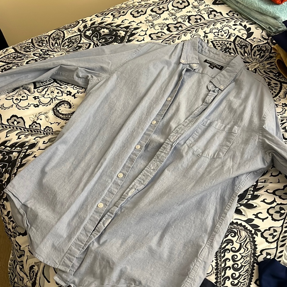 j crew size medium button down shirt